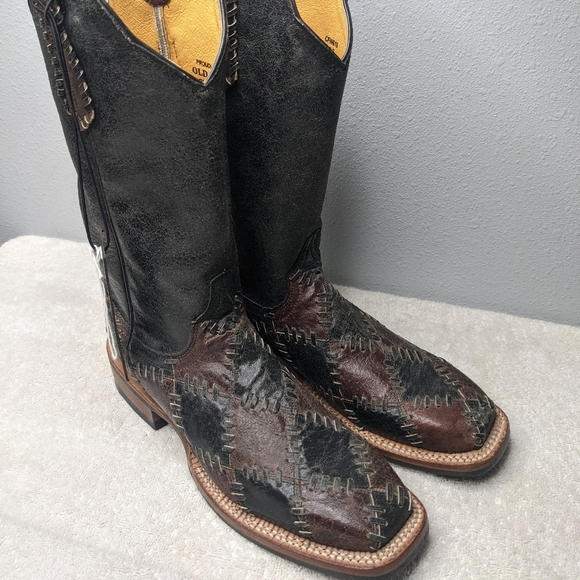 cinch square toe boots